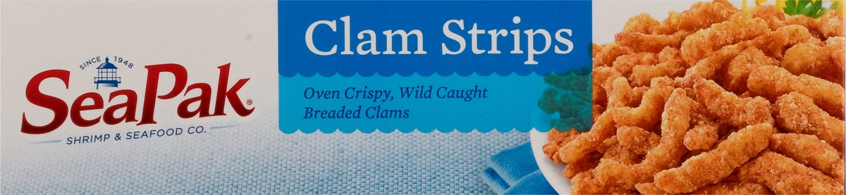 slide 6 of 9, SeaPak Golden Crispy Wild Caught Clam Strips 10 oz, 10 oz
