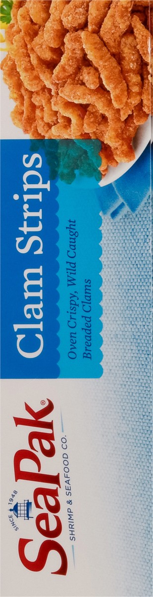 slide 3 of 9, SeaPak Golden Crispy Wild Caught Clam Strips 10 oz, 10 oz