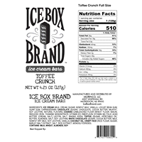 slide 5 of 5, Ice Box Brand Morinco Toffee Crunch Full Size, 4.25 oz