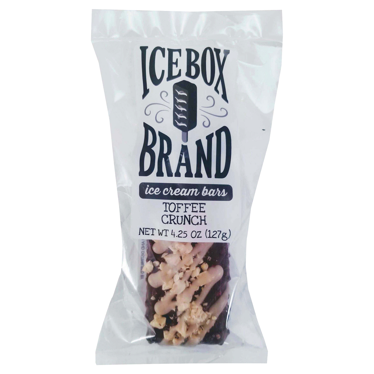 slide 1 of 5, Ice Box Brand Morinco Toffee Crunch Full Size, 4.25 oz