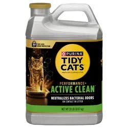 Tidy Cats Performance Plus Active Clean Clumping Cat Litter 20 Pounds