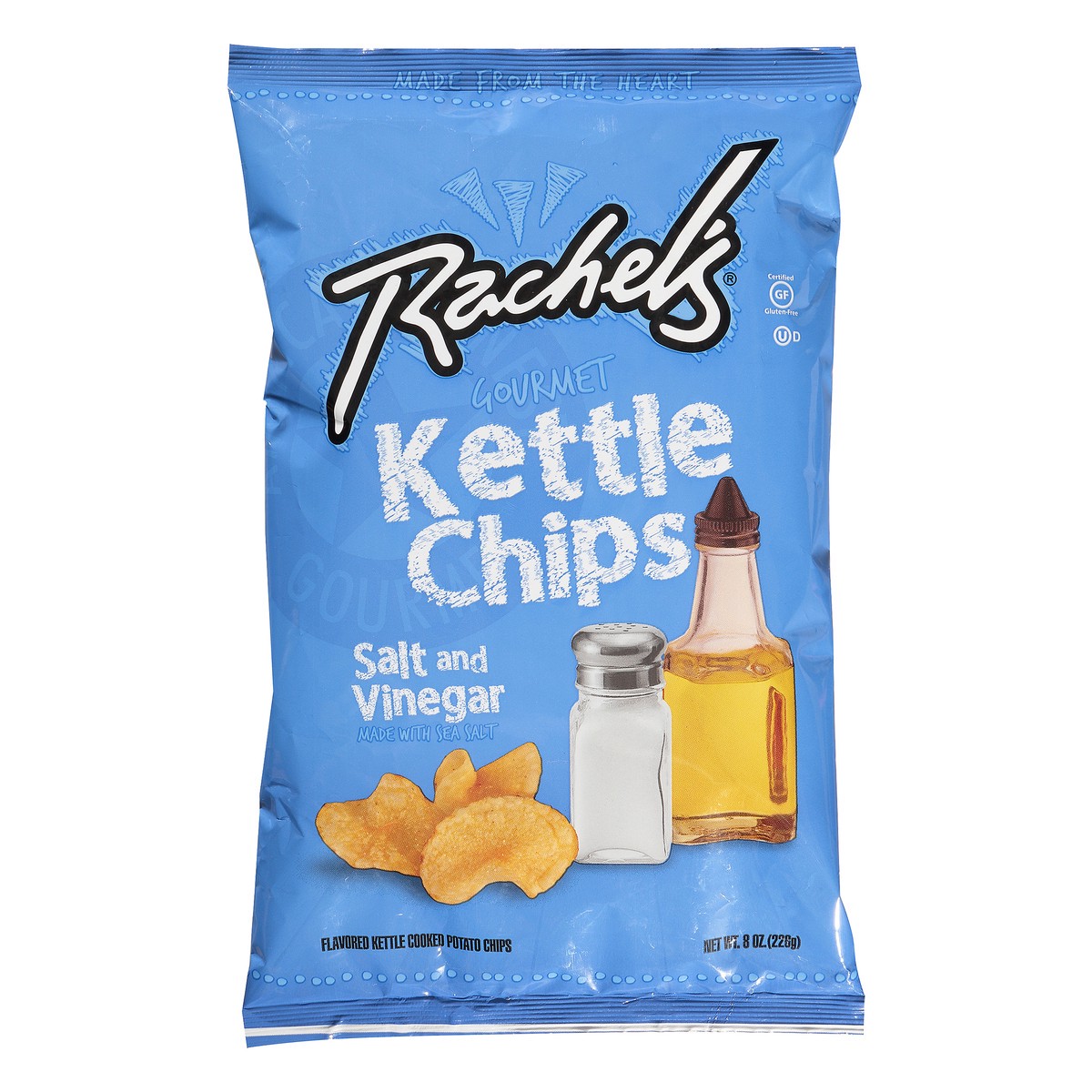 slide 2 of 9, Rachel's Salt And Vinegar Gourmet Kettle Chips Bag, 1 ct