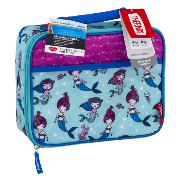 slide 1 of 1, Thermos Mermaid Soft Kids Lunch Box - Blue/Purple, 1 ct