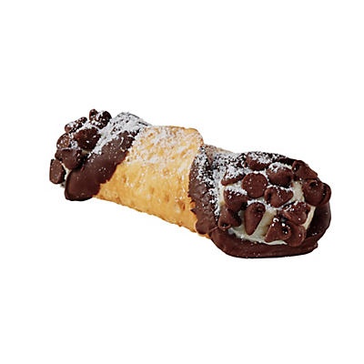 slide 1 of 1, H-E-B Dark Chocolate Dipped Cannoli With Chocolate Chip Filling, 1 ct