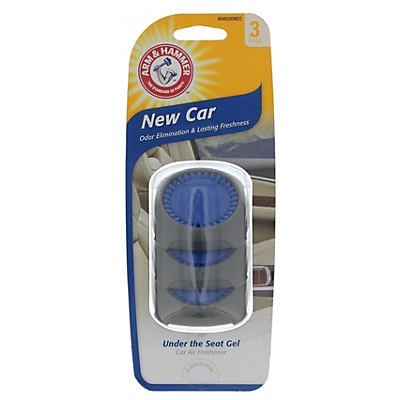 slide 1 of 1, ARM & HAMMER Underseat Air Freshener- New Car Smell, 3 ct