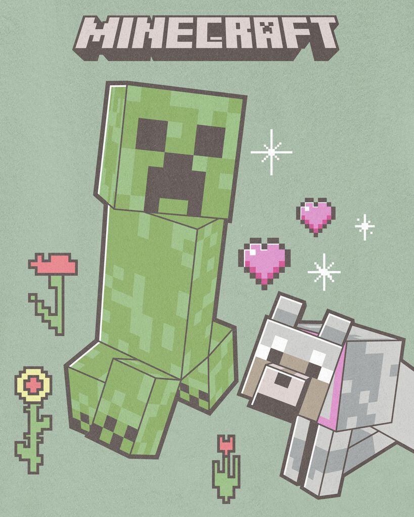 slide 2 of 2, Carter's Kid Minecraft Tee Multi 8, 1 ct