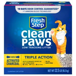 Fresh Step Clean Paws Triple Action Scented Clumping Cat Litter