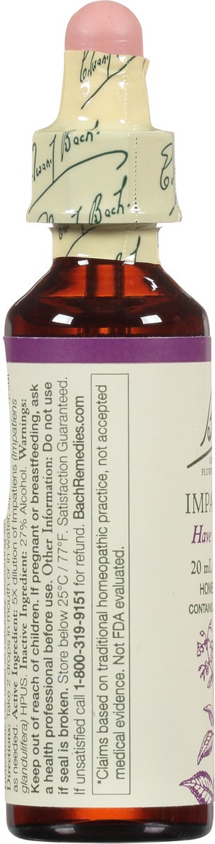 slide 7 of 11, Bach Original Flower Remedies Impatiens 0.7 fl oz, 0.7 fl oz