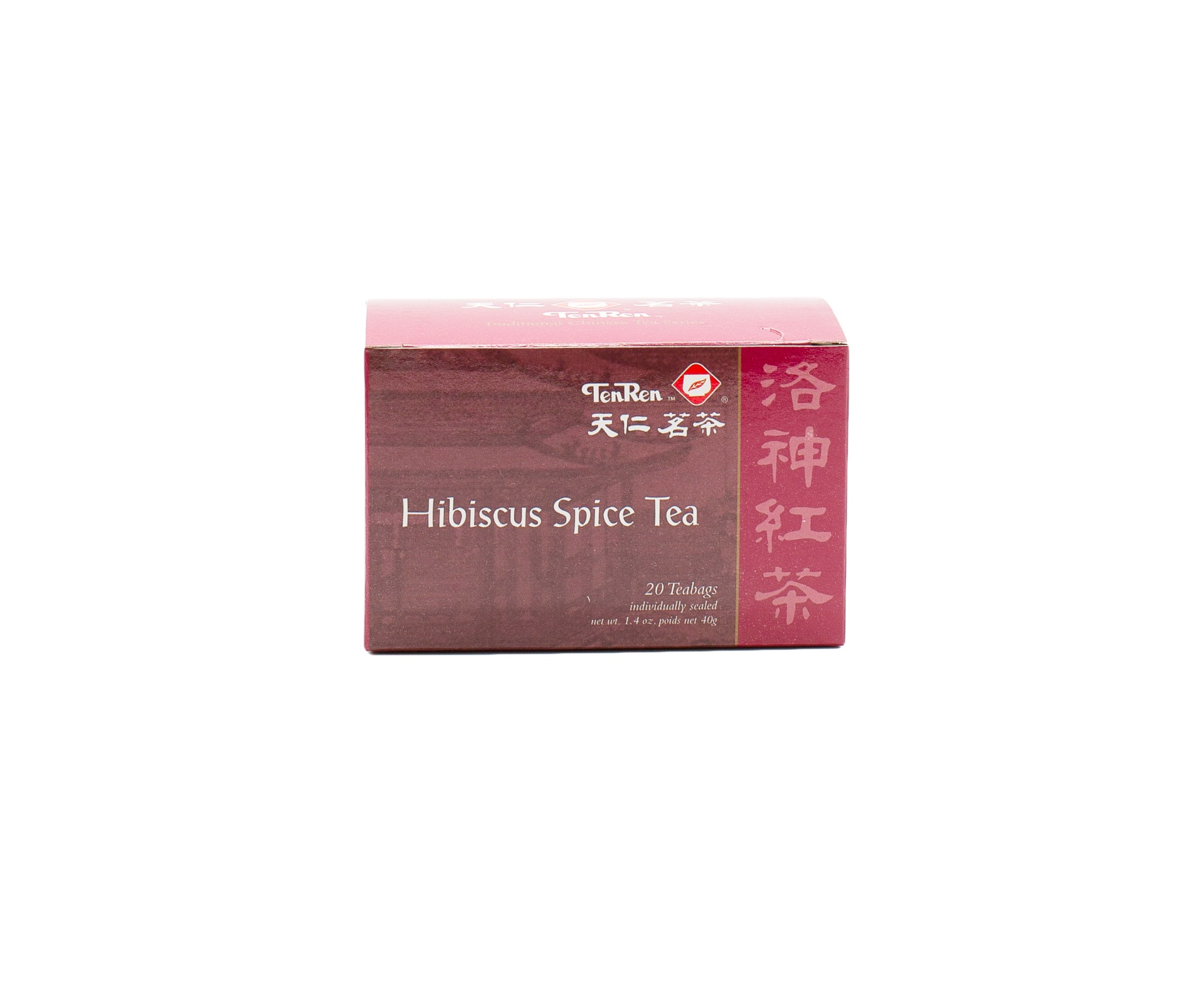 slide 1 of 1, Ten Ren Hibiscus Spice Tea-box, 20 ct