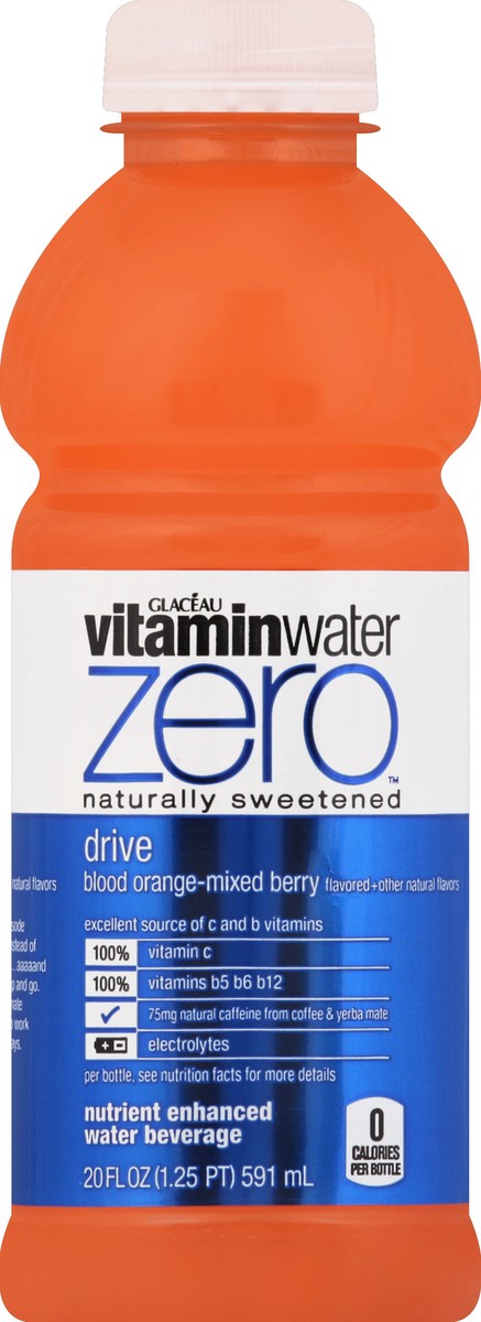 slide 1 of 4, vitaminwater - 20 oz, 20 oz