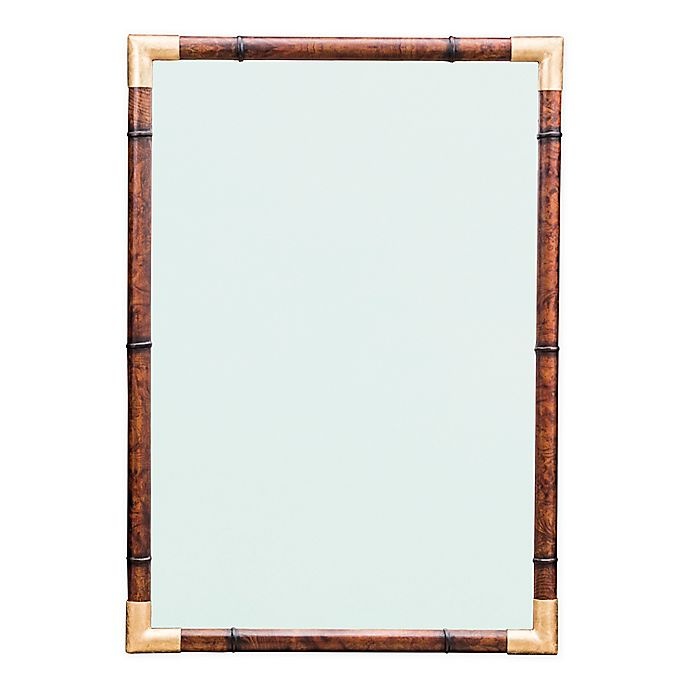 slide 1 of 5, One Kings Lane Open House Huntley Wall Mirror - Tortoise, 24 in x 34 in