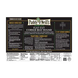 Paddy O`neills Cb Rnd Flat Cut Per Pound