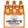slide 9 of 13, Henry's Hard Soda Hard Orange Henry's Hard Soda Orange, 6 Pack, 12 fl. oz. Bottles, 4.2% ABV, 6 ct; 12 fl oz