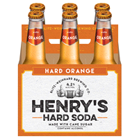 slide 6 of 13, Henry's Hard Soda Hard Orange Henry's Hard Soda Orange, 6 Pack, 12 fl. oz. Bottles, 4.2% ABV, 6 ct; 12 fl oz