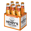 slide 8 of 13, Henry's Hard Soda Hard Orange Henry's Hard Soda Orange, 6 Pack, 12 fl. oz. Bottles, 4.2% ABV, 6 ct; 12 fl oz