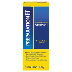 Preparation H Hemorrhoid Ointment, Itching, Burning and Discomfort Relief - 1 Oz Tube
