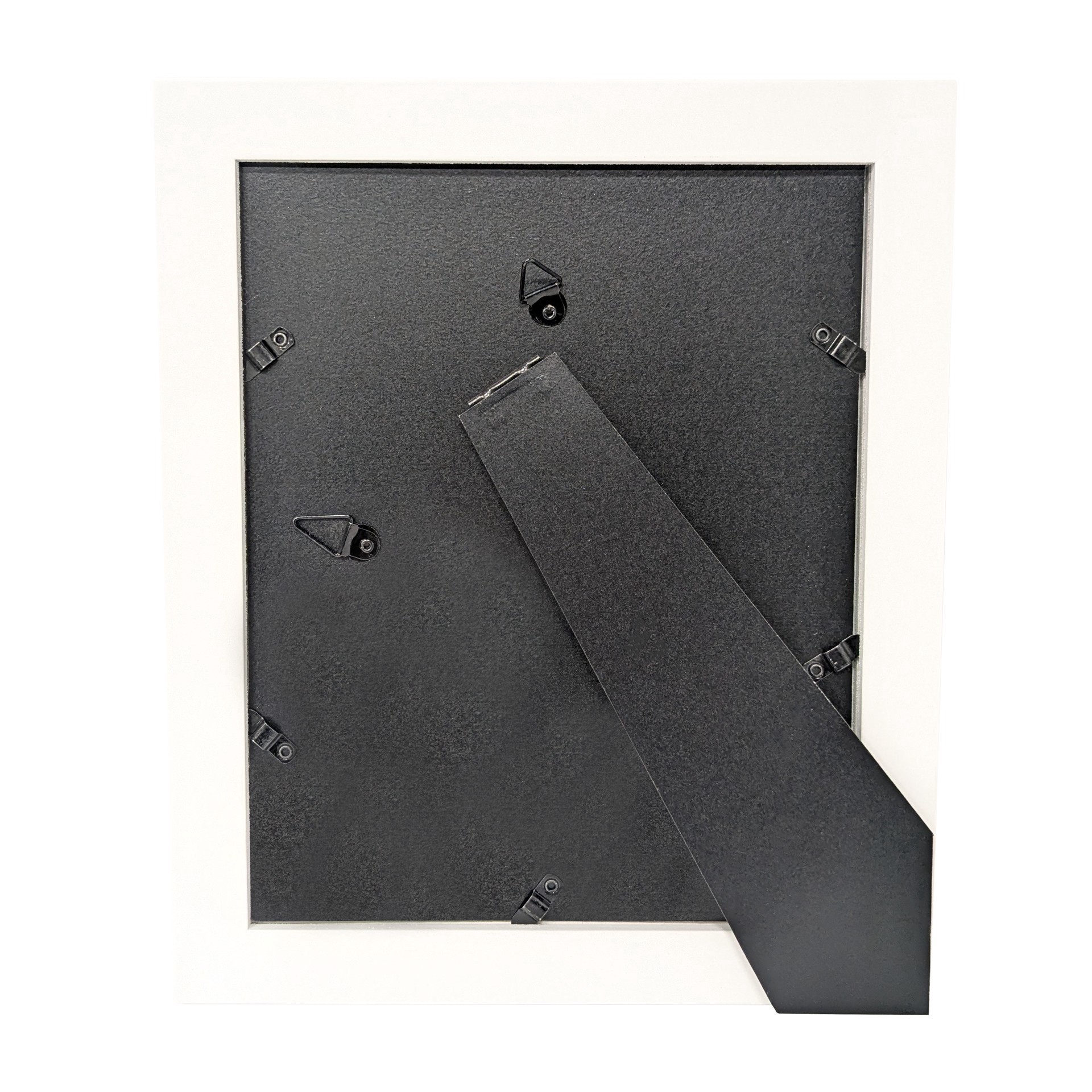 slide 4 of 6, Home 8" X 10" White Flat Frame By Studio Decor, 8 in x 10 in