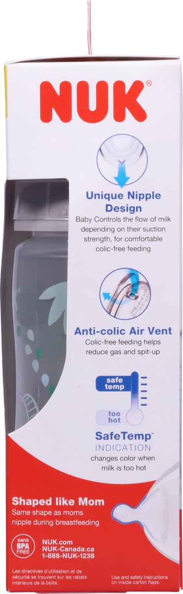 slide 8 of 9, Nuk Smooth Flow Bottle Woodland Boy, 3 ct; 10 oz