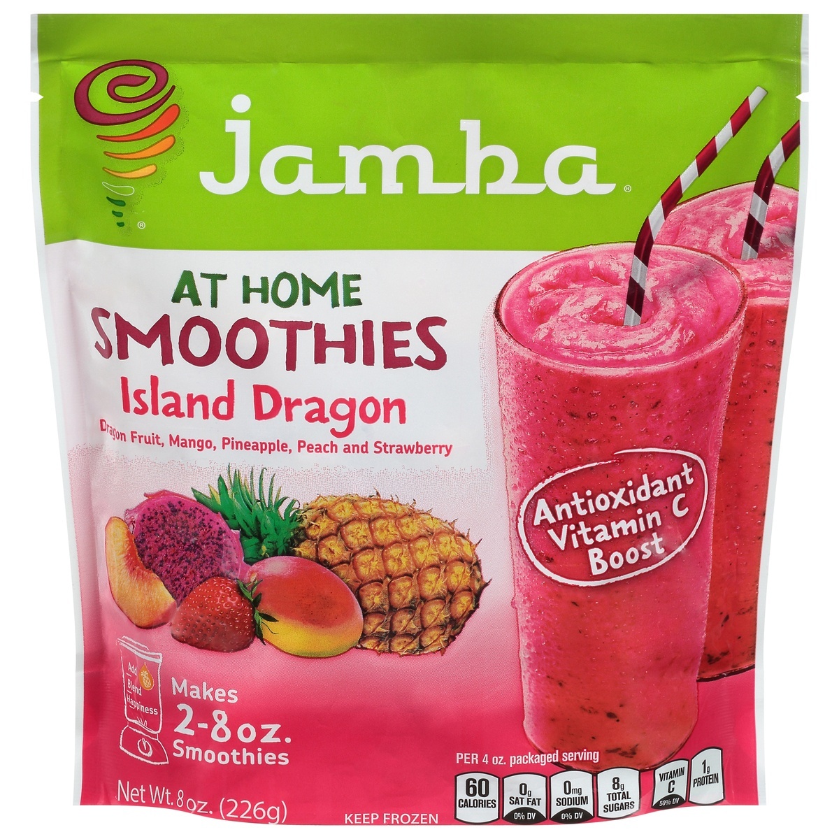 slide 1 of 1, Jamba Island Dragon At Home Smoothies 8 oz,