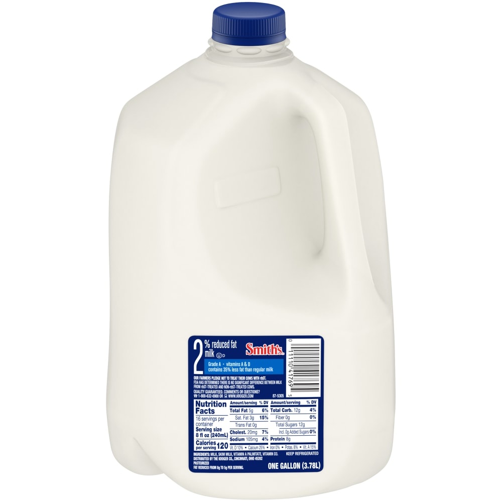 slide 1 of 1, Smith's 2% Reduced Fat Milk, 1 gal