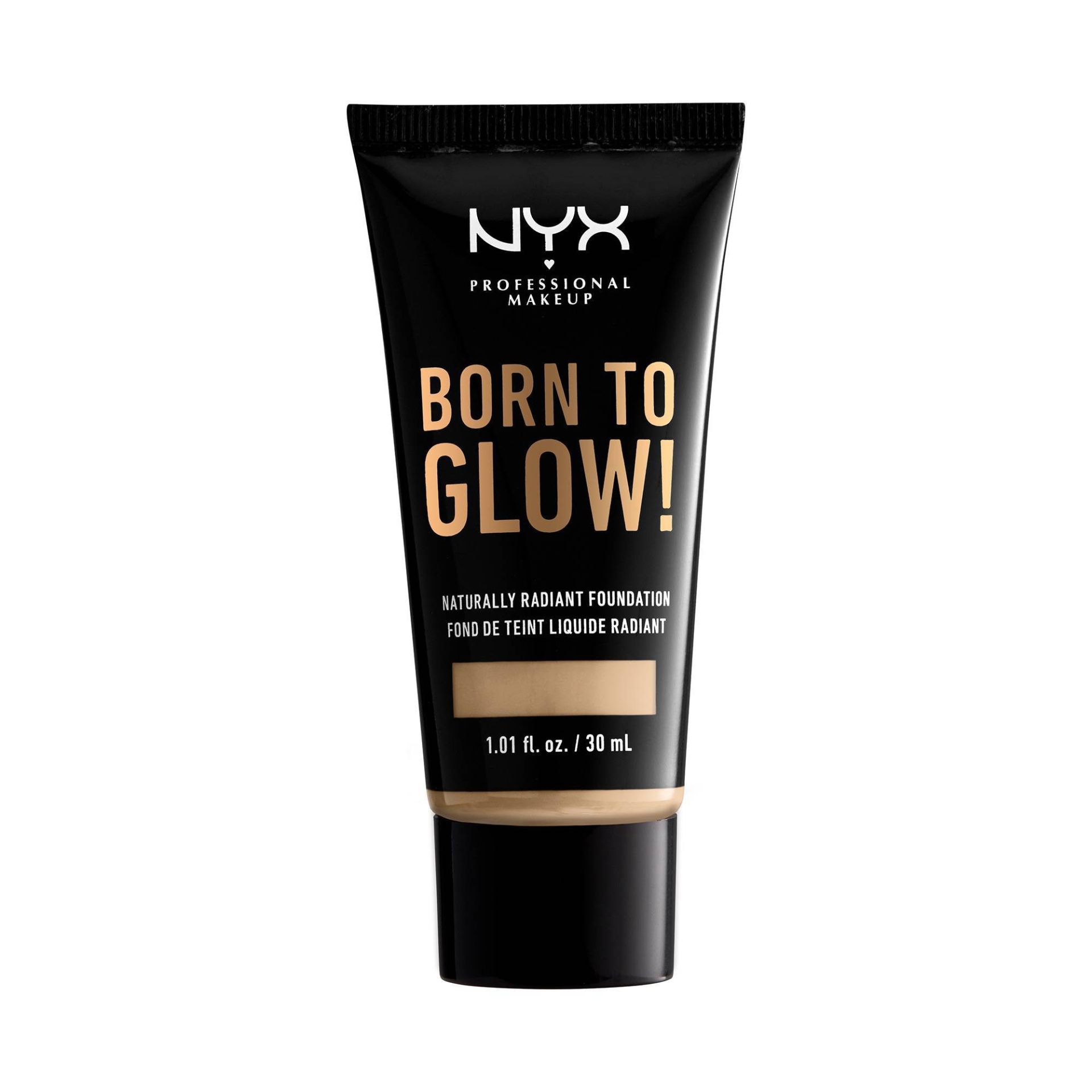 slide 1 of 1, NYX Professional Makeup Born To Glow Radiant Foundation Nude, 1 ct