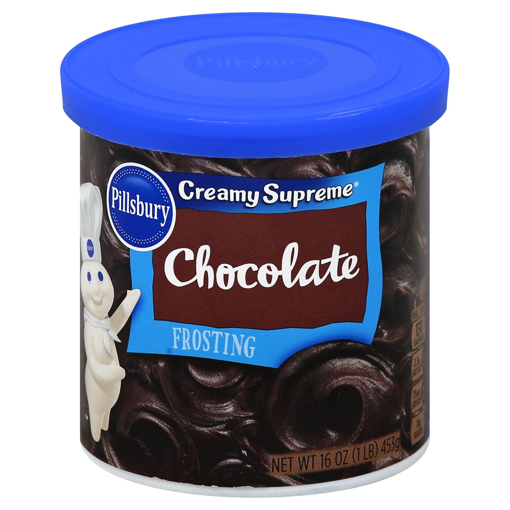 slide 1 of 1, Pillsbury Creamy Supreme Chocolate Frosting, 16 oz