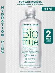 Biotrue Hydration Plus Multi-Purpose Contact Lens Solution with Lens Case, 10 fl oz