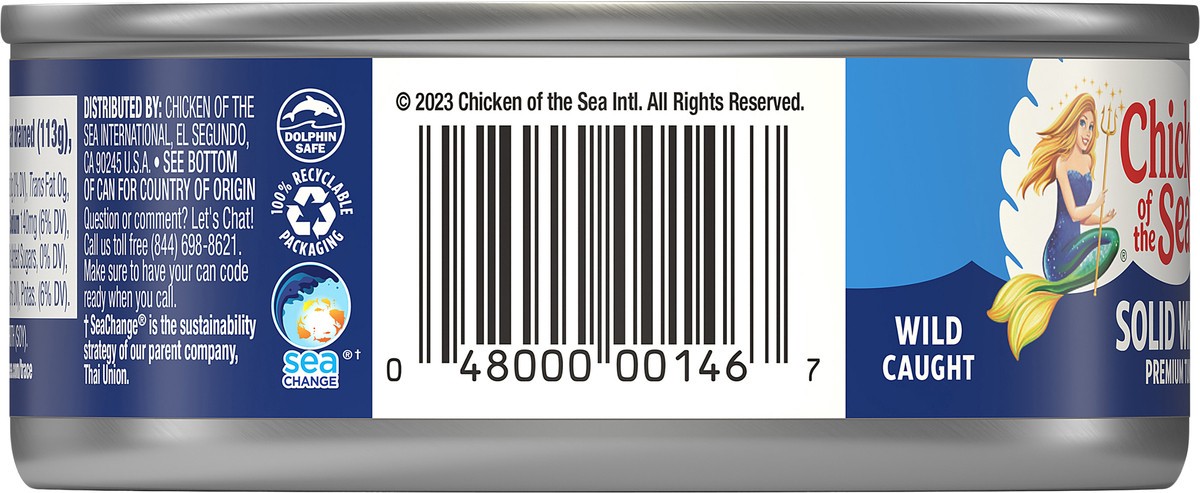 slide 5 of 11, Chicken of the Sea Solid White Premium Albacore Tuna in Water Low Sodium 5 oz, 5 oz