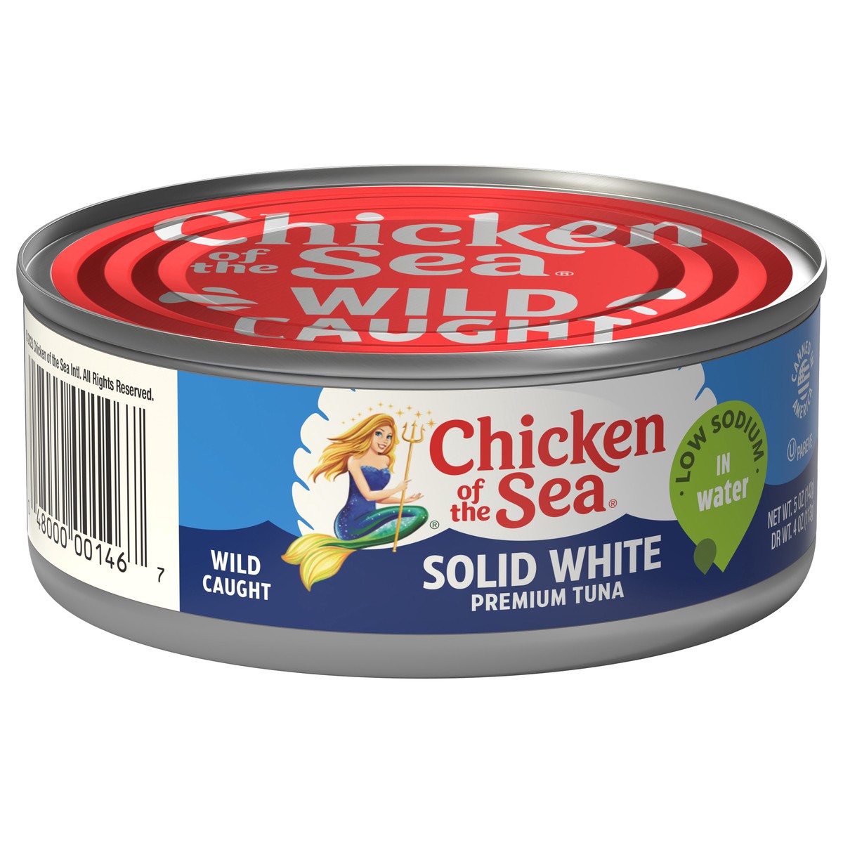 slide 6 of 11, Chicken of the Sea Solid White Premium Albacore Tuna in Water Low Sodium 5 oz, 5 oz