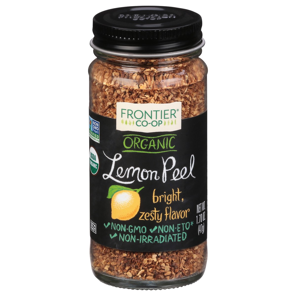 slide 2 of 11, Frontier Co-Op Organic Lemon Peel 1.70 oz, 1.7 oz