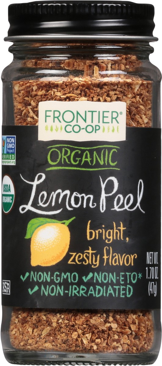 slide 4 of 11, Frontier Co-Op Organic Lemon Peel 1.70 oz, 1.7 oz