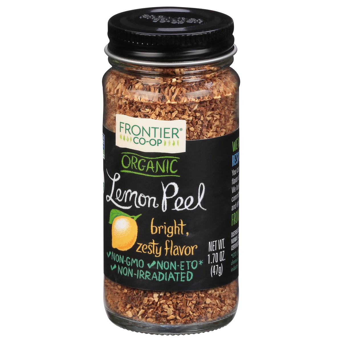 slide 8 of 11, Frontier Co-Op Organic Lemon Peel 1.70 oz, 1.7 oz