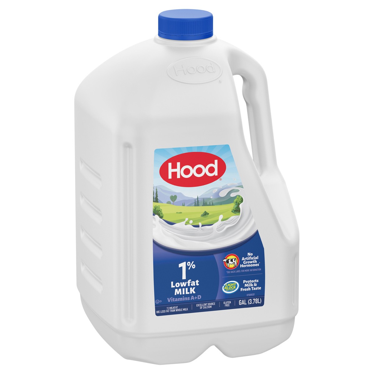 slide 4 of 4, Hood 1% Lowfat Milk, 128 oz, 1 gal