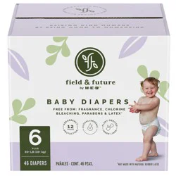 Field & Future by H-E-B Plus Pack Baby Diapers- Size 6