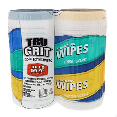 Tru Grit Disinfecting Wipes Combo 150 Ct | Shipt