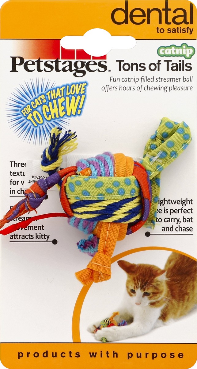 slide 4 of 4, Petstages Tons Of Tails Cat Toy, 1 ct