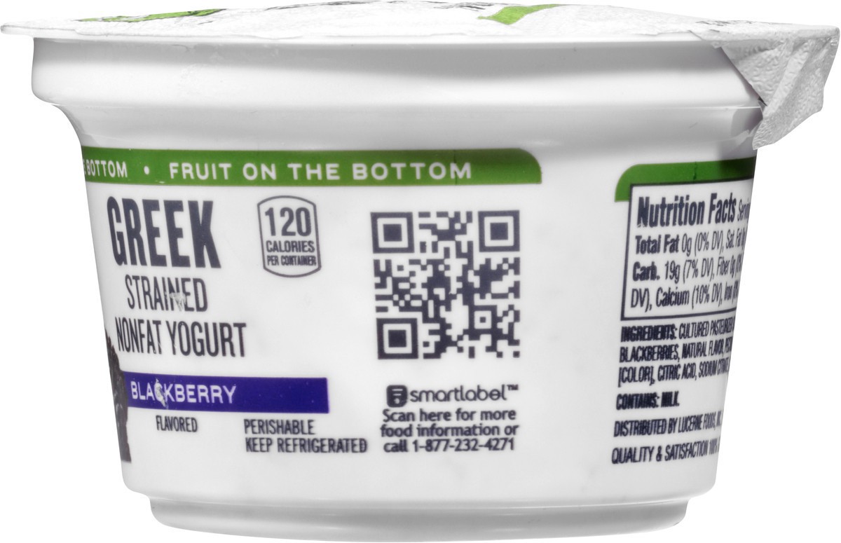 slide 2 of 9, Open Nature Greek Yogurt Blackberry Nonfat, 5.3 oz