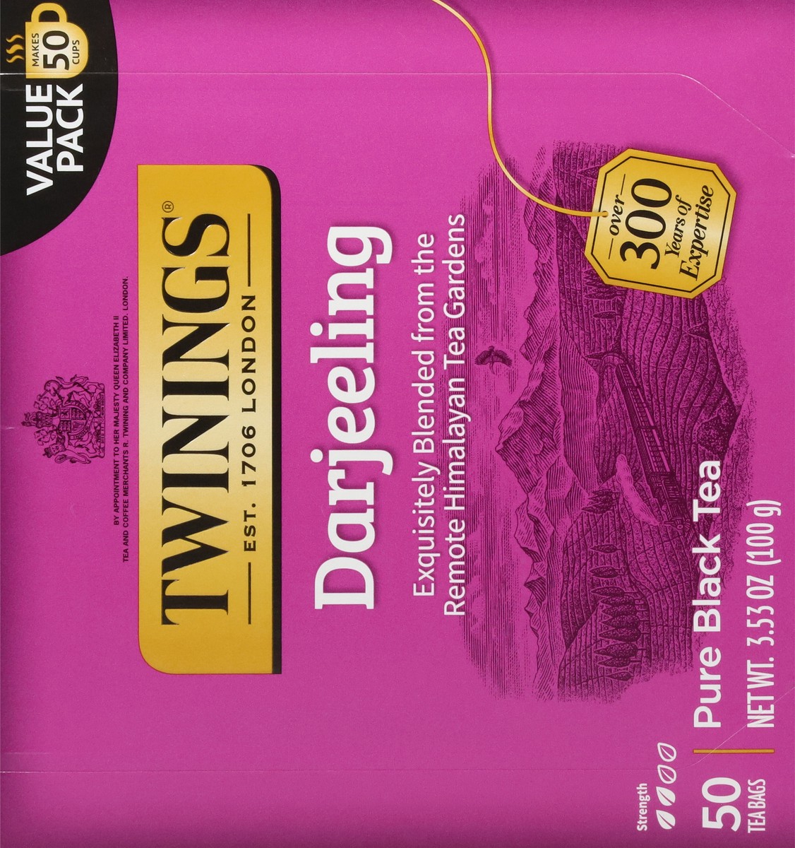 slide 7 of 9, Twinings Tea Darjeeling - 50 ct, 50 ct