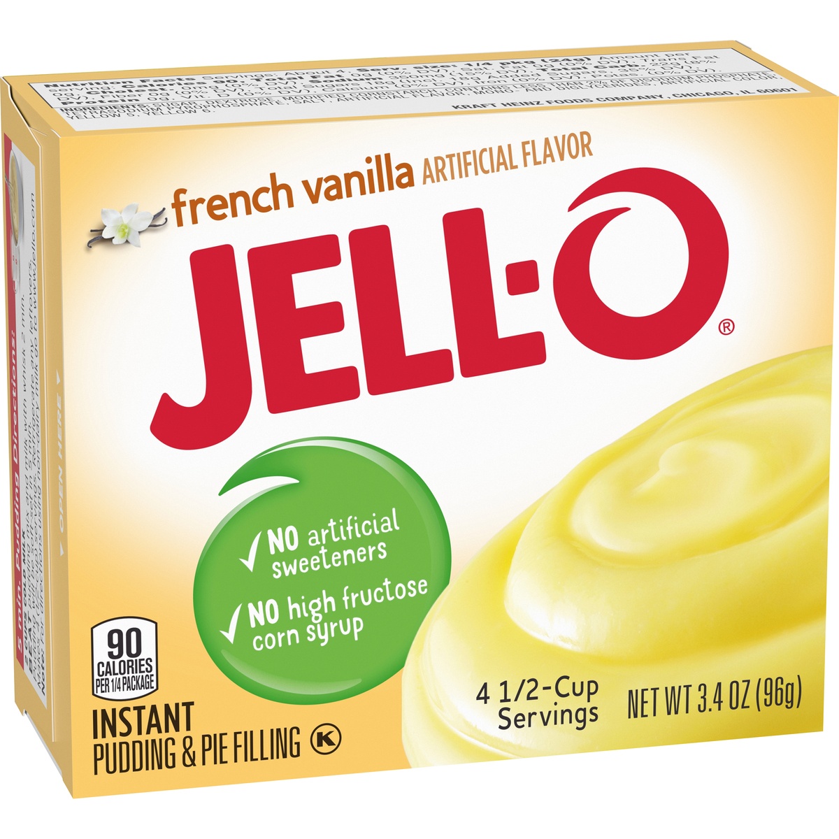 slide 2 of 2, Jell-O French Vanilla Instant Pudding & Pie Filling Mix, 3.4 oz