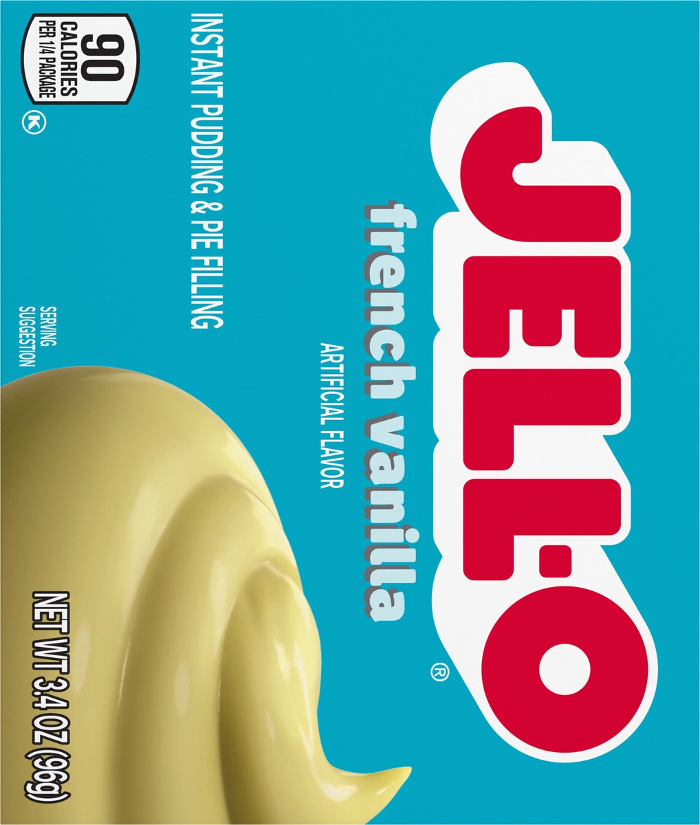 slide 7 of 9, Jell-O French Vanilla Artificially Flavored Instant Pudding & Pie Filling Mix, 3.4 oz Box, 3.4 oz