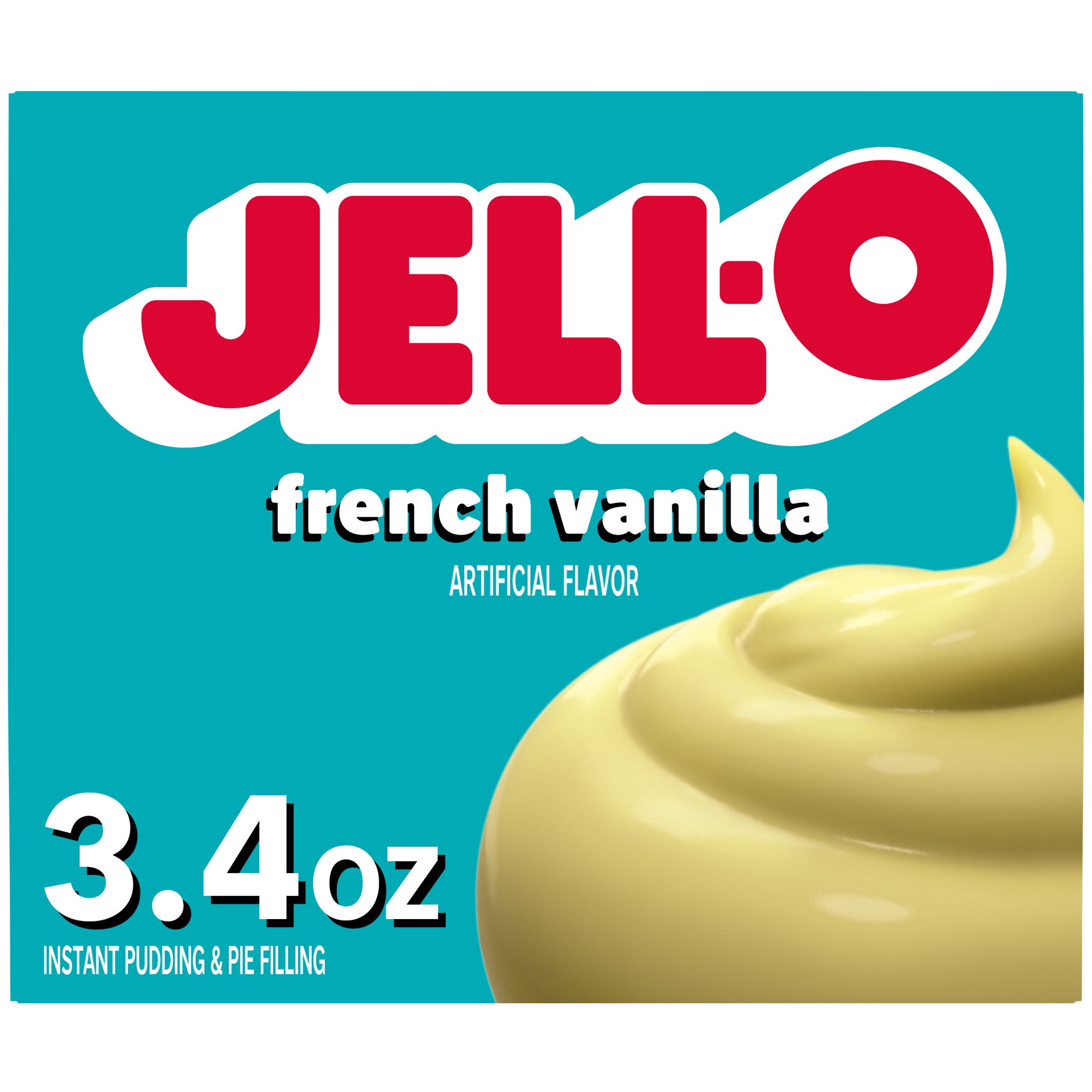 slide 1 of 9, Jell-O French Vanilla Artificially Flavored Instant Pudding & Pie Filling Mix, 3.4 oz Box, 3.4 oz