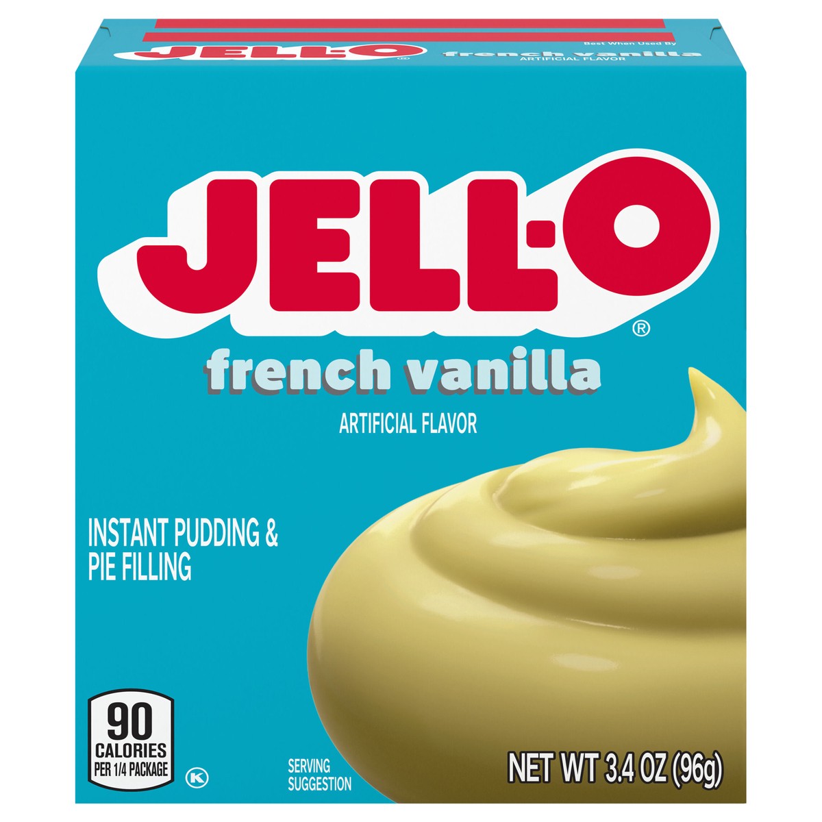 slide 1 of 9, Jell-O French Vanilla Artificially Flavored Instant Pudding & Pie Filling Mix, 3.4 oz Box, 3.4 oz