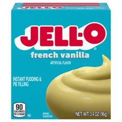 Jell-O French Vanilla Instant Pudding - 3.4oz