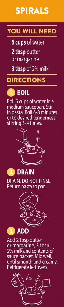 slide 4 of 6, Kroger Macaroni & Cheese Spirals, 5.5 oz