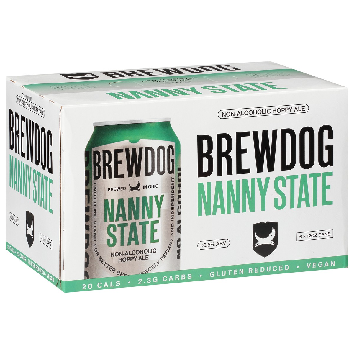 slide 13 of 14, BrewDog Nanny State Non-Alcoholic Hoppy Ale Beer 6 - 12 oz Cans, 1 ct