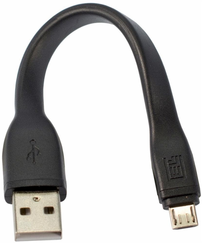 slide 1 of 1, Cellcandy Ultra Flexible Charge And Sync Usb-To-Micro Usb Cable - Black, 6 in