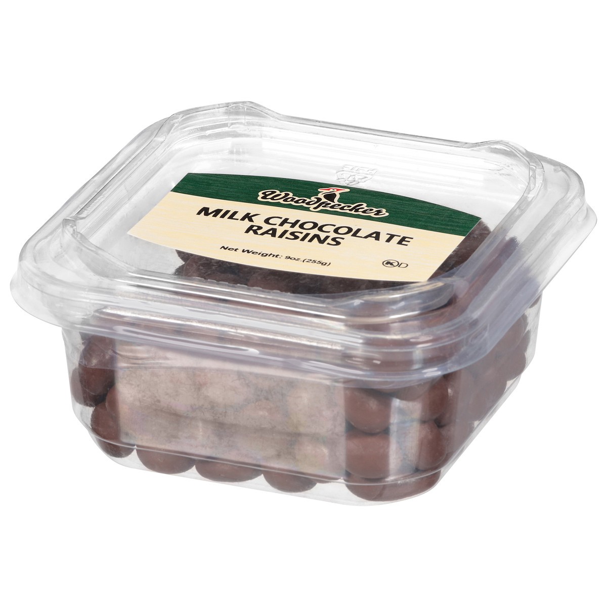 slide 4 of 13, Woodpecker Milk Chocolate Raisins 9 oz, 11 oz