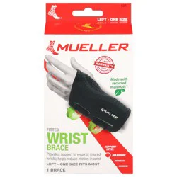Mueller Maximum Left Fitted Wrist Brace 1 ea