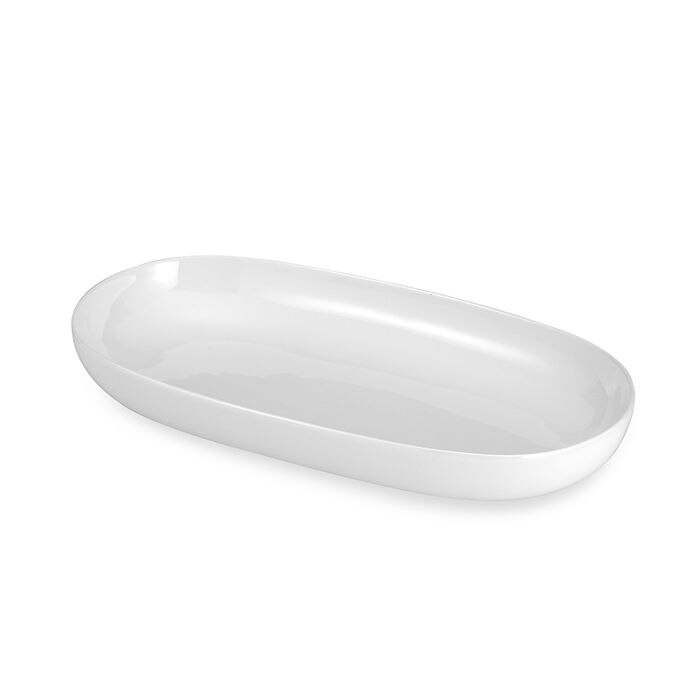 slide 1 of 1, Everyday White by Fitz and Floyd Deep Oval Bowl, 17 in