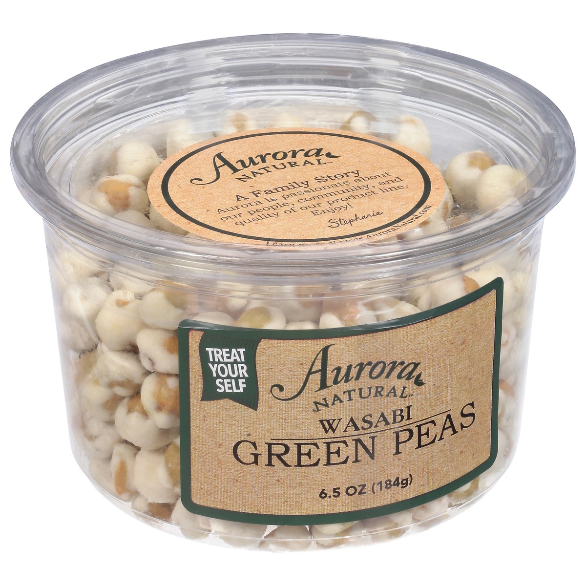 slide 3 of 9, Aurora Natural Wasabi Green Pea 6.5 oz, 6.5 oz